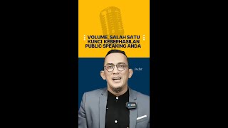 Volume suara adalah salah satu kunci penting dalam public speaking [upl. by Akcinahs]