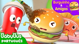 Bum Bomba de Refri  Aventuras Alimentares  Burguinho e Amigos  BabyBus [upl. by Elvie]