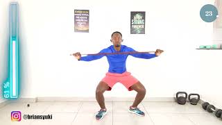 10 Min FULL BODY BROOMSTICK WORKOUT to Boost Energy [upl. by Analad]