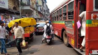 Walk Through Lohar Chawl Mumbai Near Crawford Market  Walk Through the Busy Streets of Lohar Chawl [upl. by Acinoryt]