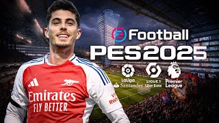 ✅best EFOOTBALL PES 2025 ppsspp UPDATE [upl. by Ttennaj541]