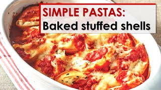 Simple Pastas Baked Stuffed Shells [upl. by Hwang237]