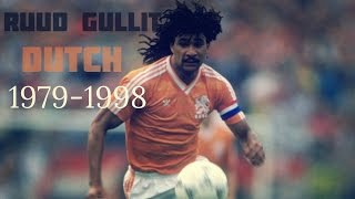 Ruud Gullit Goals amp skills 19791998 dutch  HD [upl. by Obnukotalo]