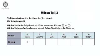 Model Test8 A2  German  A2 Goethe Exam Preparation  Languagebridge001 a2examgoethe [upl. by Treblih]