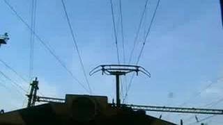 Pantograph and overhead wire Oberleitung in High Quality [upl. by Lugo]