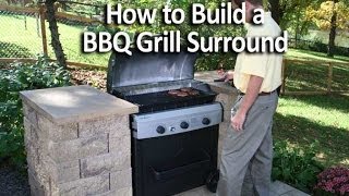 How to Build an Outdoor Kitchen or BBQ Grill Surround [upl. by Divaj167]