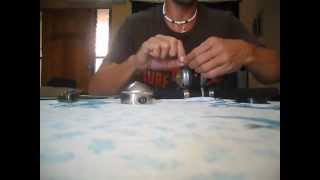 Re spooling a ZEBCO 33 Push Button fishing reel [upl. by Edobalo]