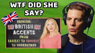 American Reacts to 10 British Accents Ranked [upl. by Wilma]