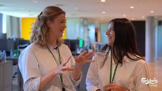 Meet Commercial Graduates Elena amp Ottilia explaining what its like to work at Carlsberg Group [upl. by Lilas65]