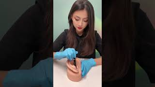 Tingling ASMR Ear Cleaning😍 earwaxcleaning satisfying asmr shorts viral foryou fyp relaxing [upl. by Droffilc]