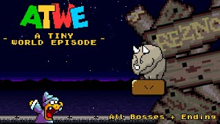 A Tiny World Episode SMBX2  All Bosses  Ending [upl. by Cates]