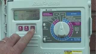 Using Rain Bird ESP Timers Manual Start [upl. by Hotze]