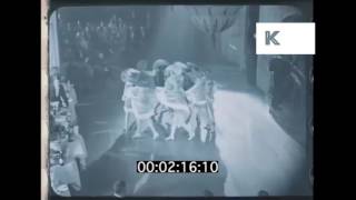 1920s London West End Nightlife Dancing Girls HD From 35mm Film [upl. by Staw889]