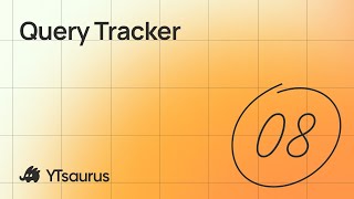 Вебинар YTsaurus — Query Tracker [upl. by Grindle]