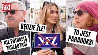 NFZ ZBANKRUTUJE Polacy w MOCNYCH słowach o zapaści w ochronie zdrowia quotMOGĘ NIE DOŻYĆquot  FAKTPL [upl. by Noneek]