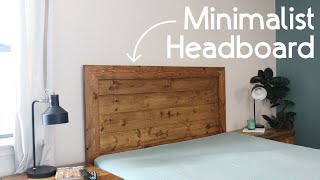 The Simplest Headboard EVER  DIY  How To [upl. by Tillo897]