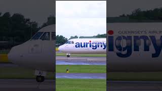 Prop Monday ATR72600 departure aurigny atr aviation avgeek maccaviation [upl. by Malinde]