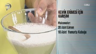 DrFeridun Kunaktan Kemik Erimesi İçin Karışım Tarifi [upl. by Drhacir]