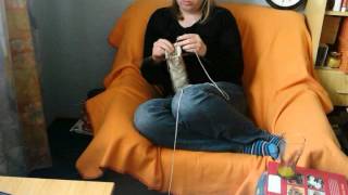 Time lapse knitting a sock 25 hours into 24 seconds [upl. by Rosalyn]