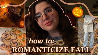 HOW TO ROMANTICIZE your life for FALL on a budget [upl. by Nwotna77]