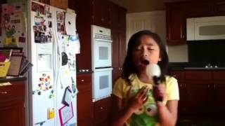 Beyonce Listen by Nayah Damasen 7 years old [upl. by Acnaib592]