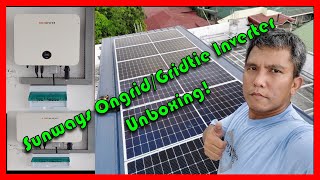 Unboxing Sunways On gridGrid tie Solar Inverter solar solarenergy [upl. by Tedra]