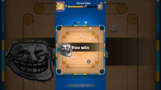 Carrom trail play 🫶😊 foryou carrompool subscribe gaming games trollface shorts [upl. by Ahsenor]