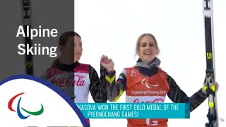 Para Alpine Skiing Day One Highlights  PyeongChang Paralympics 2018 [upl. by Nolubez]