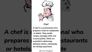 Chef  Learn English Through Story  English listening Practice shorts [upl. by Shara]