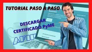 🔥 Como descargar el 🧾certificado Mi PyME 2023 ✅Tutorial paso a paso✅ [upl. by Ellivro]