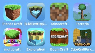 Planet Craft Build Craft Minecraft Terraria Lokicraft Exploration Boom Craft Cube Craft [upl. by Aenea225]