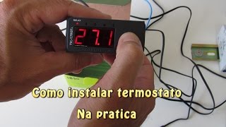 Como Instalar Termostato na Prática [upl. by Philbrook]