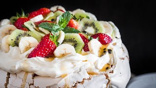 Easy Australian Pavlova Best Christmas Dessert Recipe [upl. by Mochun111]