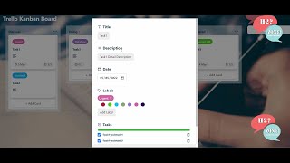 How To Make Trello Kanban Board Clone React Typescript [upl. by Giffie]