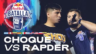 CHOQUE vs RAPDER  Octavos  Red Bull Batalla Internacional 2022 [upl. by Irej]