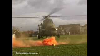 Westland Wessex helicopter from RAF Aldergrove on exercise with Mourne mountain rescue team [upl. by Stokes]