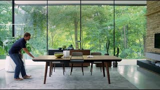 Modern Extendable Dining Table [upl. by Nomolas708]