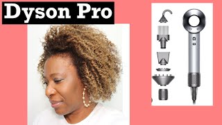 Dyson Supersonic Professional Hair Dryer Natural Hair [upl. by Gillett]