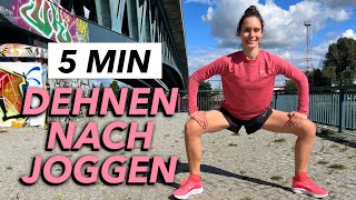 Dehnen nach dem Joggen [upl. by Ahsinra]