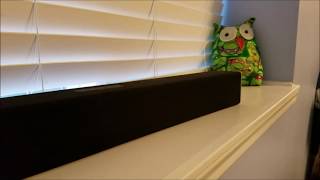 Vizio 21 sound bar review  sound test in under 4 minutes [upl. by Saloma]