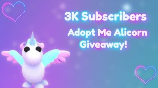 How to enter my 3K Subscribers giveaway in Adopt me 🎉 OPEN [upl. by Amie]