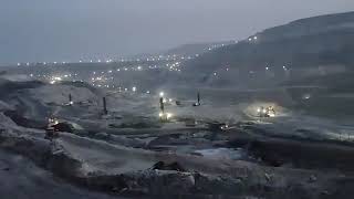 Night view coal mines of dhanbad [upl. by Nilyarg]