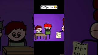 Higher mathamatics 😂🤣 noteyourtype notyourtypeedit animation comedy cartoon [upl. by Eimmak430]