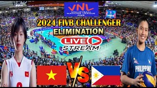 LIVE VIETNAM VS ALAS PILIPINAS 2024 VNL CHALLENGER CUP WOMENS DIVISION [upl. by Neelyhtak]