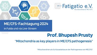 Prof Bhupesh Prusty  Vortrag auf der MECFSFachtagung 2024 des Fatigatio eV OmU [upl. by Llennahs988]