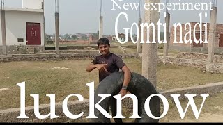 lucknow gomti Nadi lucknowcity swming trending viralvideo [upl. by Ekul88]