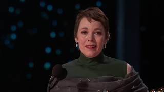 Olivia Colman Wins Best Actress for The Favourite  91st Oscars 2019 [upl. by Kathye]