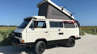 VAN LIFE  Ultra Modified VW Vanagon T3 Westfalia Tour [upl. by Necyla248]