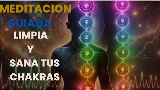 MEDITACIÓN GUIADA VIAJE ASTRAL SANA Y LIMPIA TUS CHAKRAS HAMI SYNC [upl. by Olivero]