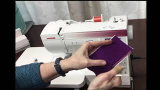 Janome Machine Series Sewist 740DC Part 1 [upl. by Crowe]